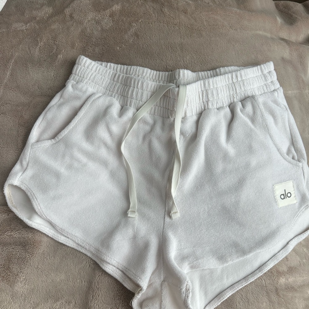 ALO Yoga Women's White Shorts